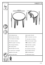 byLIVING HAILEY 01 Assembly Instructions Manual предпросмотр