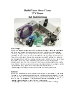 BYOC 27V Boost Instructions Manual предпросмотр