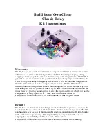 Предварительный просмотр 1 страницы BYOC Classic Delay Instructions Manual