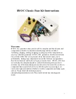 BYOC Classic Fuzz Instructions Manual предпросмотр