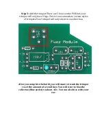 Предварительный просмотр 7 страницы BYOC Crown Jewel Fuzz Instructions Manual