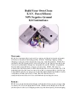 Предварительный просмотр 1 страницы BYOC ESV Fuzz Silicon Instructions Manual