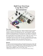 BYOC Large Beaver NYC Instructions Manual предпросмотр