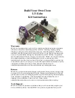 BYOC Li'l Echo Kit Instructions предпросмотр