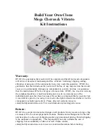 Предварительный просмотр 1 страницы BYOC Mega Chorus & Vibrato Kit Instructions Manual