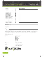 Preview for 22 page of Byocycles 2015 IBEX PRO BYO-2014IBX+ Owner'S Manual