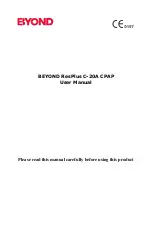 Byond ResPlus C-20A CPAP User Manual preview