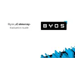 Byos mGateway Evaluation Manual предпросмотр