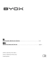 byox JT2017.01 Instruction Manual предпросмотр