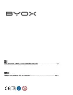 byox RAPTURE Instruction Manual preview