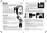 Byron SX-54 Quick Start Manual preview