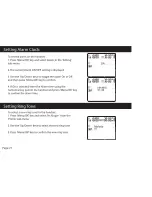 Предварительный просмотр 21 страницы Byron SX304 Instruction Manual