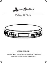 ByronStatics PCD-250 Manual предпросмотр