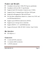 Предварительный просмотр 2 страницы Bytecc PCIe SATA II 300 User Manual