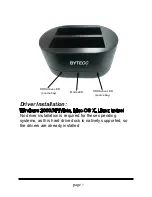 Предварительный просмотр 7 страницы Bytecc T-203K Instruction Manual