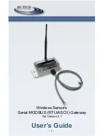 BZ-TECH Serial MODBUS Gateway User Manual предпросмотр