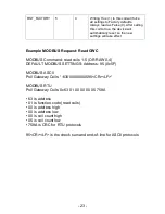 Preview for 23 page of BZ-TECH Serial MODBUS Gateway User Manual