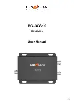 BZB Gear BG-3GS12 User Manual предпросмотр