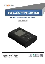 Предварительный просмотр 1 страницы BZB Gear BG-AVTPG-MINI User Manual