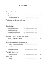 Preview for 2 page of BZB Gear BG-CAM-10XA User Manual