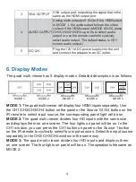 Preview for 6 page of BZB Gear BG-HD-MNA-4X1 User Manual