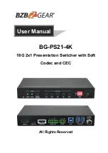 BZB Gear BG-PS21-4K User Manual предпросмотр