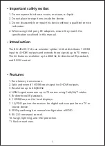 Предварительный просмотр 2 страницы BZB Gear BG-UDAIC-E14 User Manual