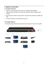 Предварительный просмотр 11 страницы BZB Gear BG-UHD-DA2X8 User Manual