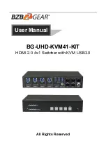 Предварительный просмотр 1 страницы BZB Gear BG-UHD-KVM41-KIT User Manual