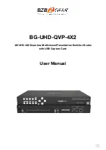 Предварительный просмотр 1 страницы BZB Gear BG-UHD-QVP-4X2 User Manual