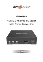 BZB Gear BZ-HDMI4K-SC User Manual предпросмотр