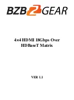 BZB Gear HDM-B44H70 Manual предпросмотр