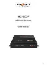 BZBGEAR BG-EXUF-RX User Manual preview