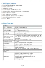 Preview for 4 page of BZBGEAR BG-UM44-100M-KIT User Manual