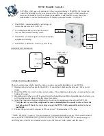 Preview for 1 page of C.A.P. HUM-1 Quick Start Manual