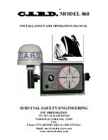 C.A.R.D. 60 Installation And Operation Manual preview