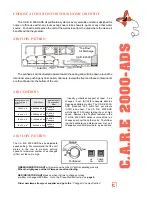 Предварительный просмотр 3 страницы C.A.R.E. 2000-ADS Operation Manual