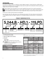 Preview for 4 page of C-Aire S244B Manual