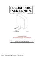 C & K Systems Securit 700L User Manual preview