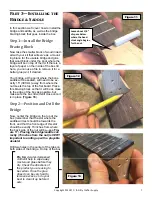 Preview for 7 page of C. B. Gitty Crafter Supply Cigar Box Ukulele Kit Assembly Instructions Manual