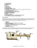 Preview for 3 page of C. B. Gitty Crafter Supply GittyKits Gittylele Ukulele Kit Assembly Instructions & How-To Manual