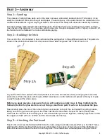 Preview for 4 page of C. B. Gitty Crafter Supply GittyKits Gittylele Ukulele Kit Assembly Instructions & How-To Manual