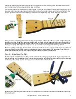 Preview for 5 page of C. B. Gitty Crafter Supply GittyKits Gittylele Ukulele Kit Assembly Instructions & How-To Manual