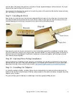 Preview for 8 page of C. B. Gitty Crafter Supply GittyKits Gittylele Ukulele Kit Assembly Instructions & How-To Manual