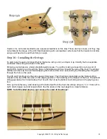 Preview for 11 page of C. B. Gitty Crafter Supply GittyKits Gittylele Ukulele Kit Assembly Instructions & How-To Manual