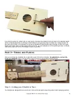 Preview for 13 page of C. B. Gitty Crafter Supply GittyKits Gittylele Ukulele Kit Assembly Instructions & How-To Manual