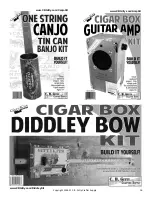 Preview for 16 page of C. B. Gitty Crafter Supply GittyKits Gittylele Ukulele Kit Assembly Instructions & How-To Manual