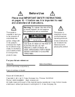 Предварительный просмотр 2 страницы C. Crane 024 S Operating Instructions Manual