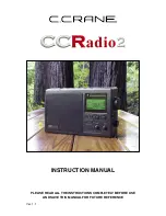 Preview for 1 page of C. Crane CC Radio 2E Instruction Manual