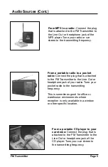 Preview for 5 page of C. Crane FM Transmitter Operating Instructions Manual